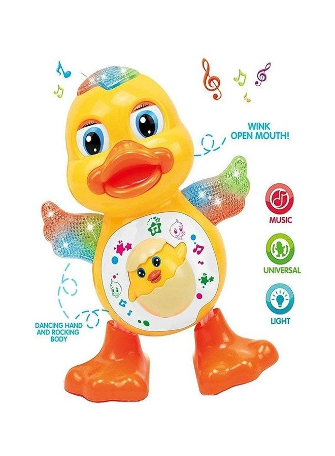 BlackZone Dancing Duck with Music Flashing Lights and Real Dancing Action for Infants,Babies,Kids (Dancing Duck Yellow) - Image 2